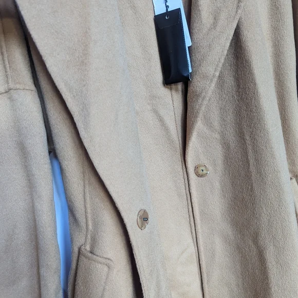 MARC CAIN Trench Coat Cashmere & Wool NWT MSRP $1780.00 SZ N1 (2/4 or S) - Picture 3 of 6